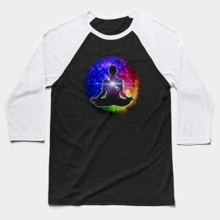 Energy Flow Zen Meditation Baseball T-Shirt